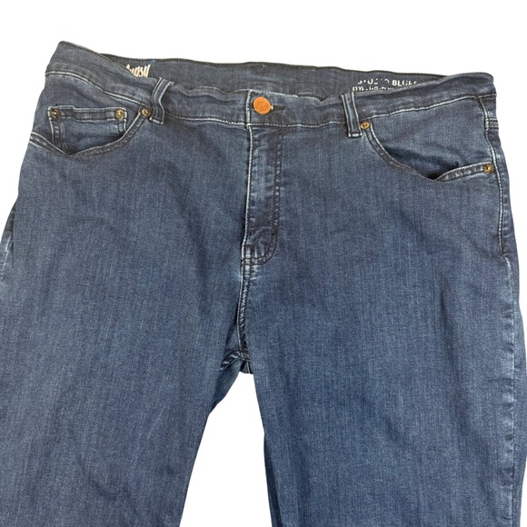 Mugsy Other - Mugsy Studio Blues Mens Slim Straight Dark Wash‎ Stretch Jeans 40x30 FLX3NSB